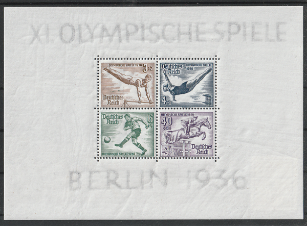 Michel Nr. 624 - 627 postfrisch (Block 5 X) Olympische Spiele geprüft A. Schlegel, BPP.